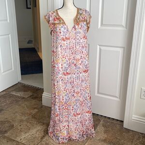 Beautiful lined and embroidered Antik Batik boho dress